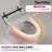 Smart Toilet With Bidet: ADA-Compliant Chair Height with Foam Shield, Auto Flush, and Heated Seat in White