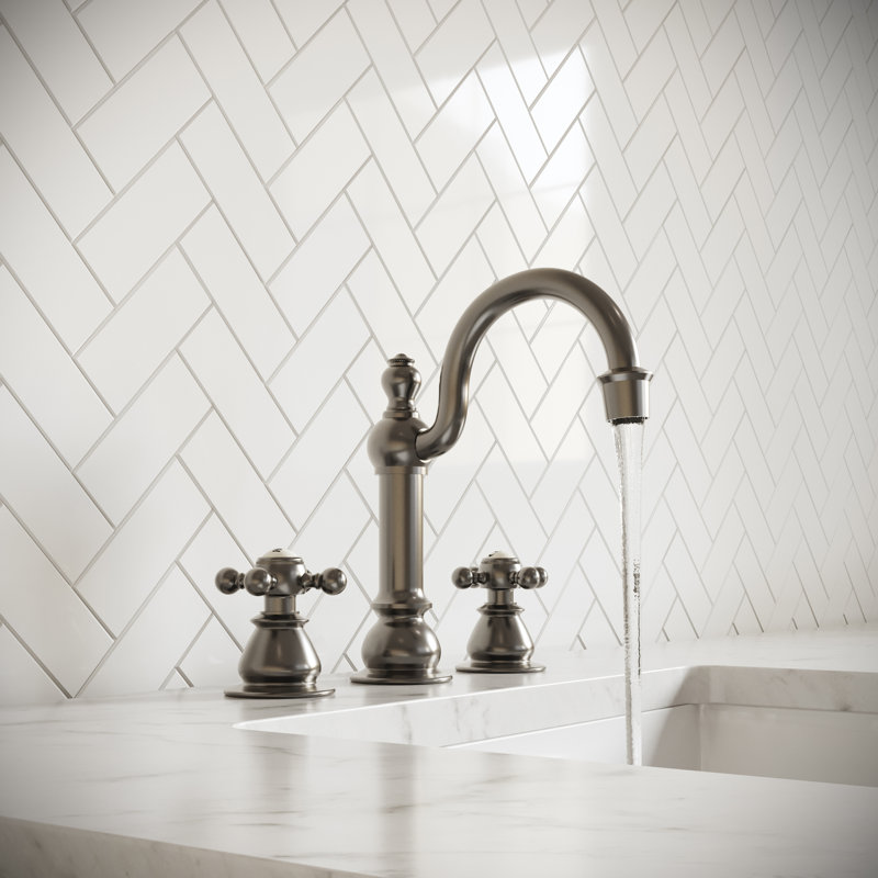 2-handle Bathroom Faucet with Drain Assembly, Oil-Rubbed Bronze, Cross