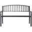 Banc de parc en acier Barty