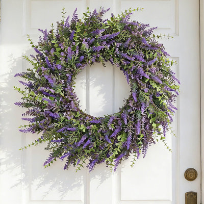 Wreath Outdoor Decoration Front Door Hanging Wall Mount Home Ornament