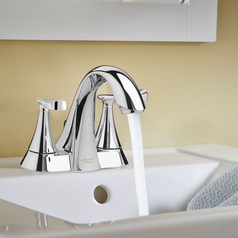 CHATFIELD 4-Inch Centerset 2-Handle Bathroom Faucet 1.2 gpm With Lever Handles, Chrome