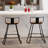 Duncombe Swivel Counter Stool with Steel Frame-674614094