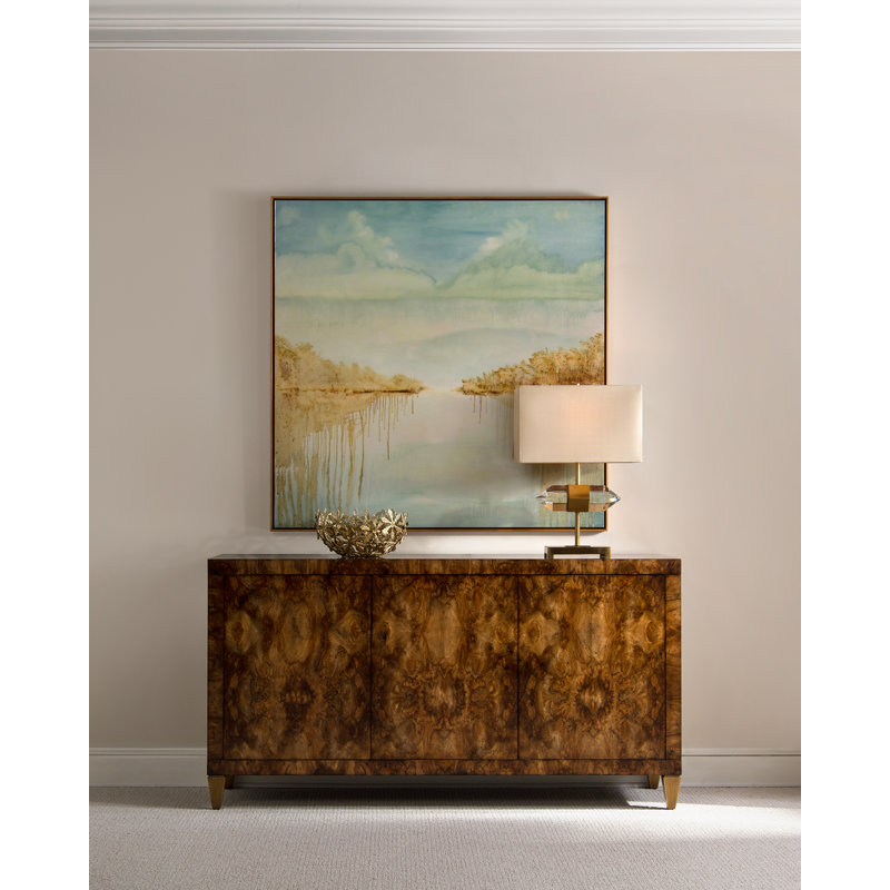 Buffet en bois de noyer de 72 po de largeur Woodcroft