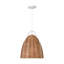 Norman 1 Light Dining Room Pendant With Ash Wicker Shade-259607466-259607380