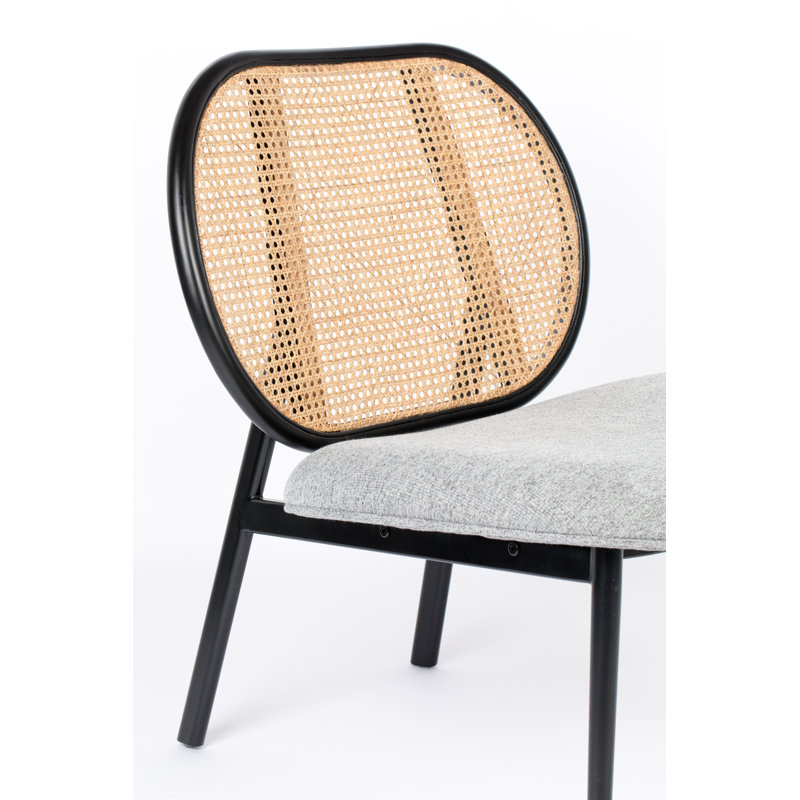 Spike Lounge Chair, Gray Polyester
