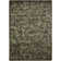 Tapis de zone brune en laine floral/floral Sonya