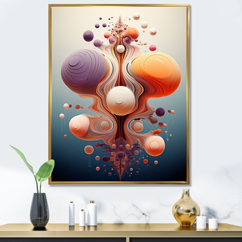 «Metamorphosis Abstract Geometric Multiverse I», reproduction d'art sur toile, H 40 po x l 30 po x P 1,5 po