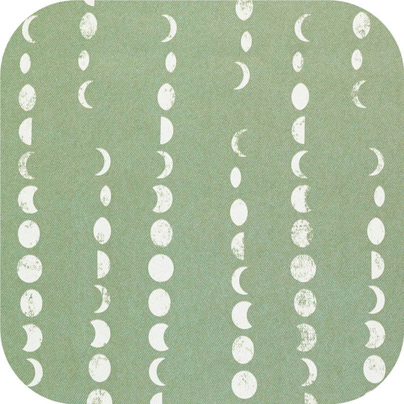 Rideau occultant en polyester Gudinas, L 52 po x L 63 po, Vert