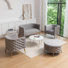 Cristen 4-Piece Velvet Living Room Set