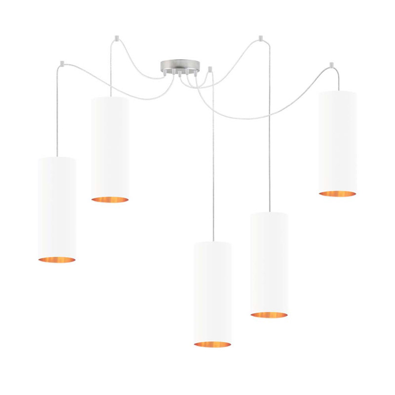 Siegbald 5 - Light Cluster Pendant, Grey, White