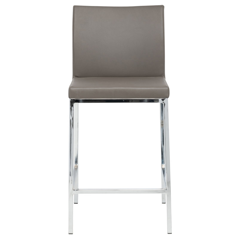 Kunze Jersey Bar & Counter Stool, Charcoal, Counter Stool (25.5" Seat Height)