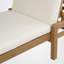 Ensemble de 2 chaises longues d'extérieur, dossier réglable à 5 positions, bois massif, contour arqué, contemporain, bord de piscine-713228051