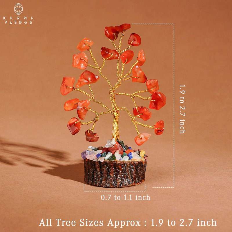 Ensemble de 12 arbres de cristal Chakra, des cadeaux bien pensés pour les femmes, décoration de bureau, maison