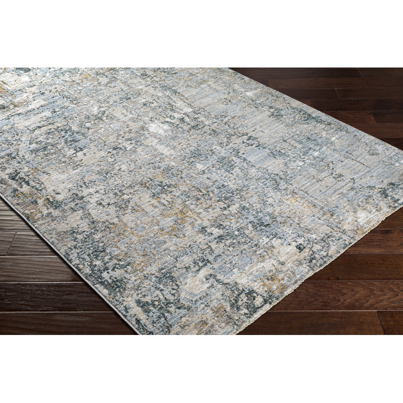 Tapis bleu Denver, Tapis de couloir 2 pi 7 po x 10 pi
