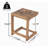 Acacia Wood Side Table