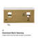 OVE Decors Athea 72 in. W Bath Vanity with Premium Countertop and Power Bar