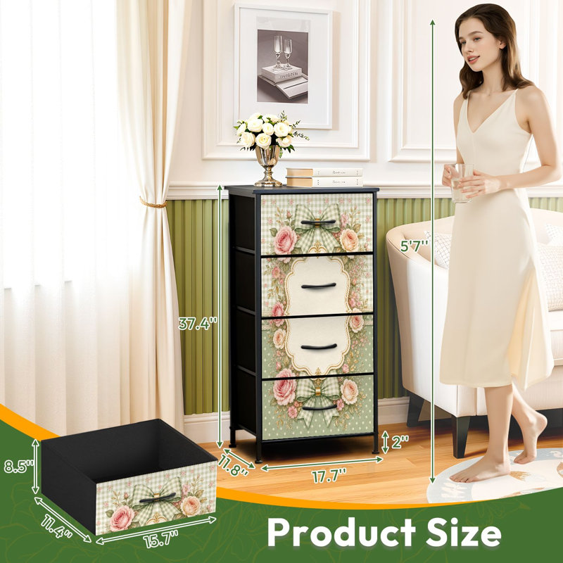 Commode verticale 4 tiroirs