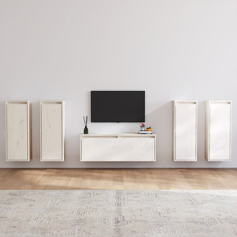Gerlac Unfinished Entertainment Centre, White