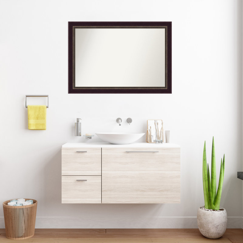 Roree Solid Wood Wall Mirror, 25.25" x 36.25"