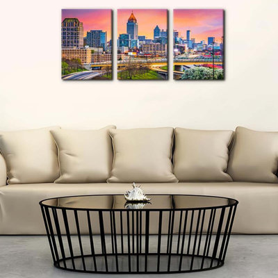 3 Piece Wrapped Canvas Print