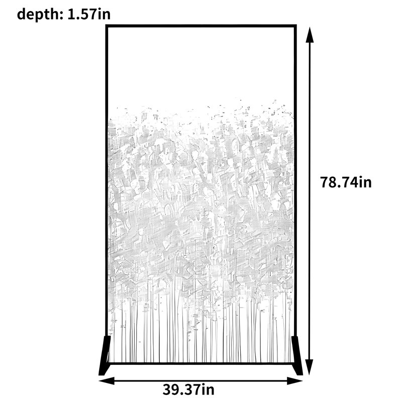 Cabezas, H 78,74 po x l 39,37 po x P 1,57 po