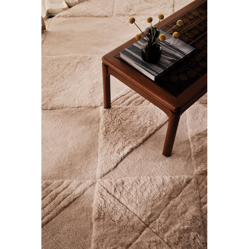 Aerial Cream Area Rug, Rectangle 8' x 10'