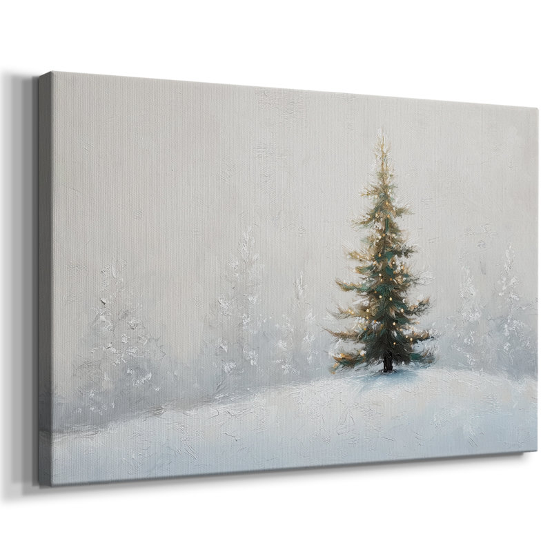«Sleigh of Frostlit Silence», toile tendue avec châssis de qualité supérieure, H 27 po x l 18 po