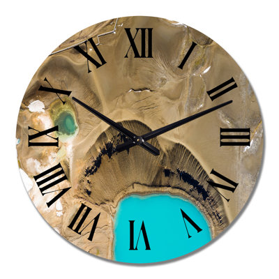 Petite horloge murale volcanique du lac Krafla