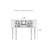 Vintage Minimalist Console Table with 2 Drawers-108892369