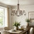 6-Light Dimmable Steel Candle Style Chandelier