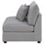 Chaise d'appoint rembourrée en tissu avec coussins