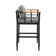 Florentine 26" Teak Patio Bar Stool with Cushion