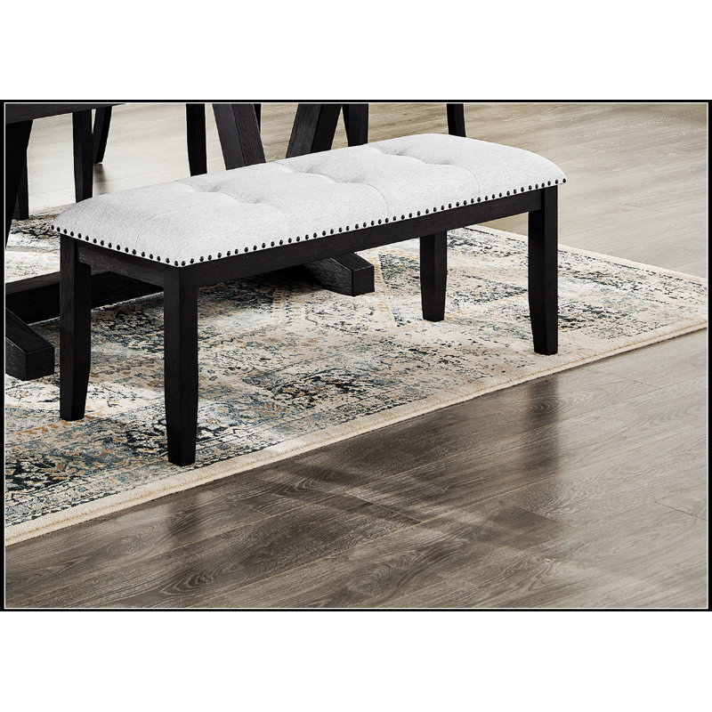 Banc de salle à manger rembourré 1pc