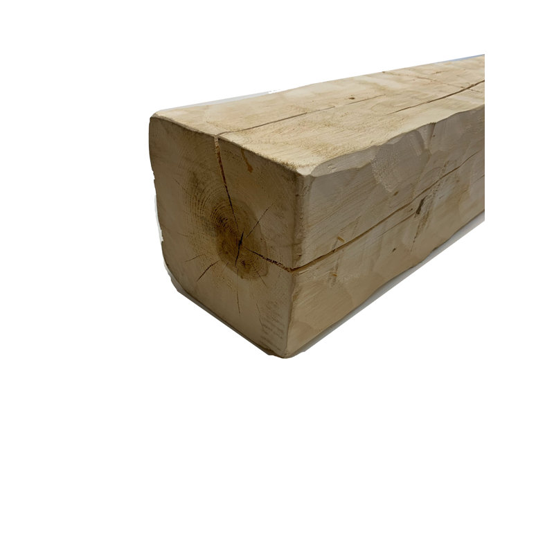 Wilson Barnwood Fireplace Shelf Mantel, Honey, 8" H x 60" W x 6" D