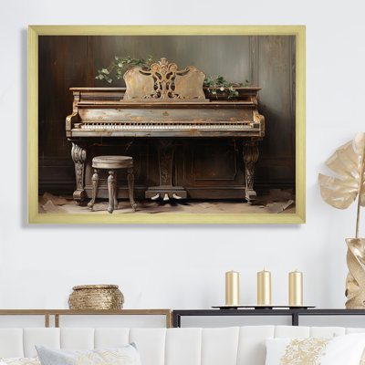 «Vintage Piano Pianos Past I», reproduction sur toile