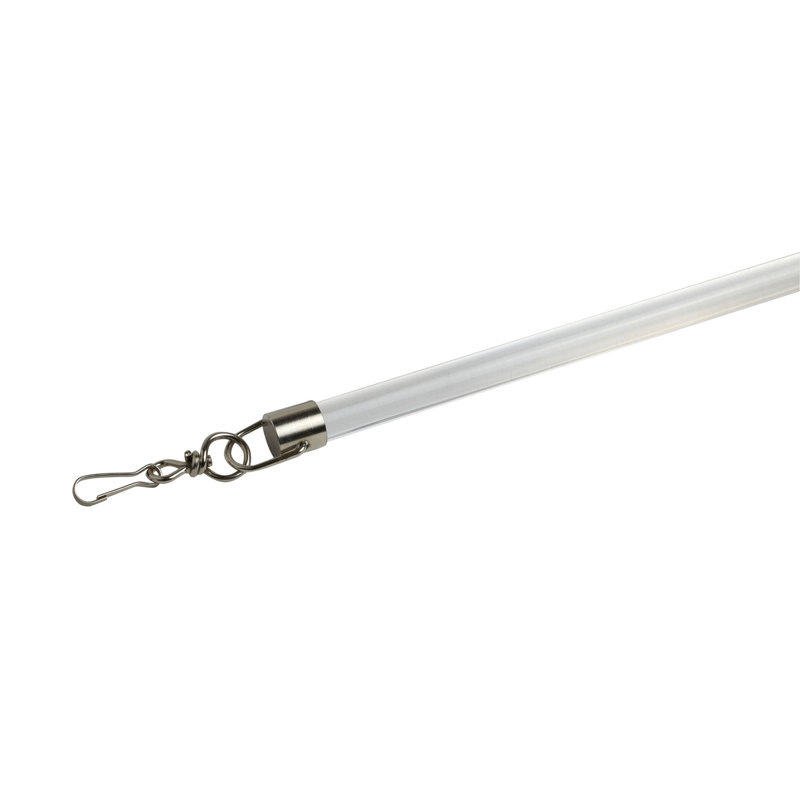 Barrigan Clear Acrylic Plastic / Acrylic Clear Draw Rods, 1cm H x 75cm W x 1cm D