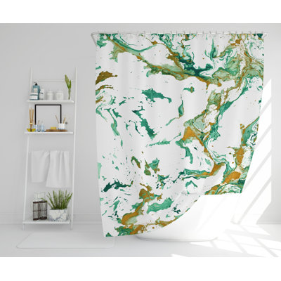 Ludie Polyester Shower Curtain