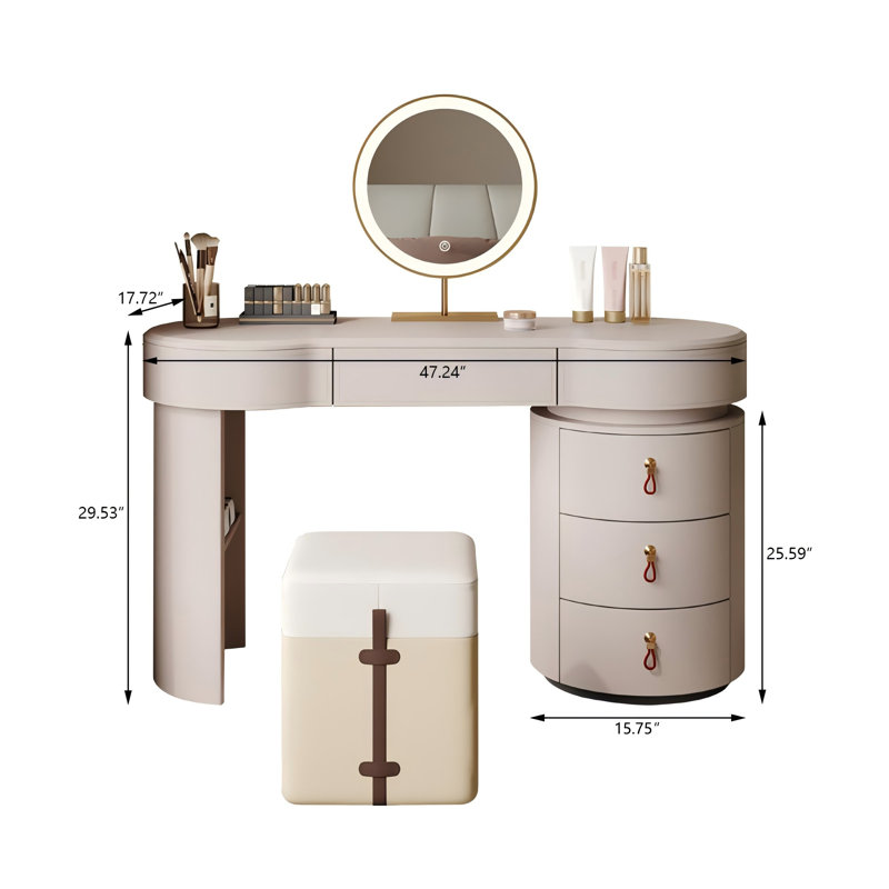 Ensemble de meuble-lavabo simple 47,24 po, 29.53" H x 47.24" W x  17.72" D
