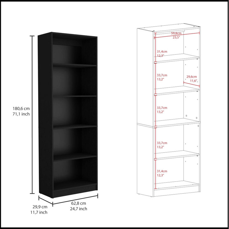 Ensemble de salon 4 pièces noir élégant avec rangement spacieux et design moderne pour les espaces organisés