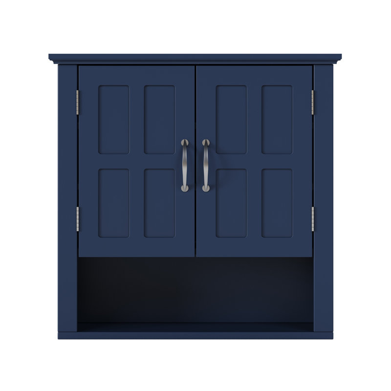 Armoires à pharmacie peu encombrantes, bois bleu modulaire ajustable, style moderne pour la cuisine ou la lessive