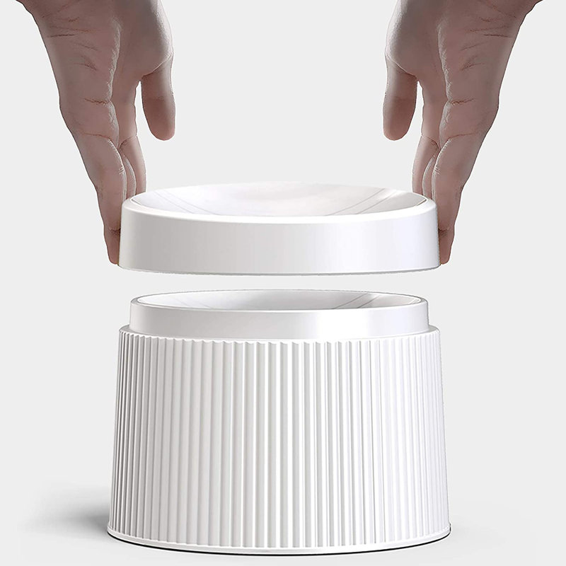 Elevated White Melamine Cat Food Bowl with Stand