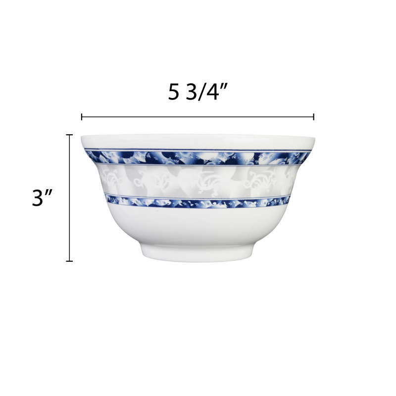 Dragon 20 oz. Melamine Noodle Bowl