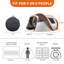 Tente de bateau escamotable blanche et orange 4-6 personnes
