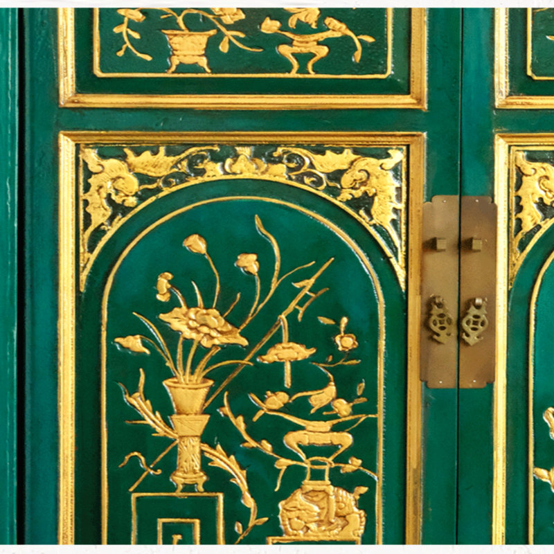 Armoire d'appoint en bois massif Retro Classic