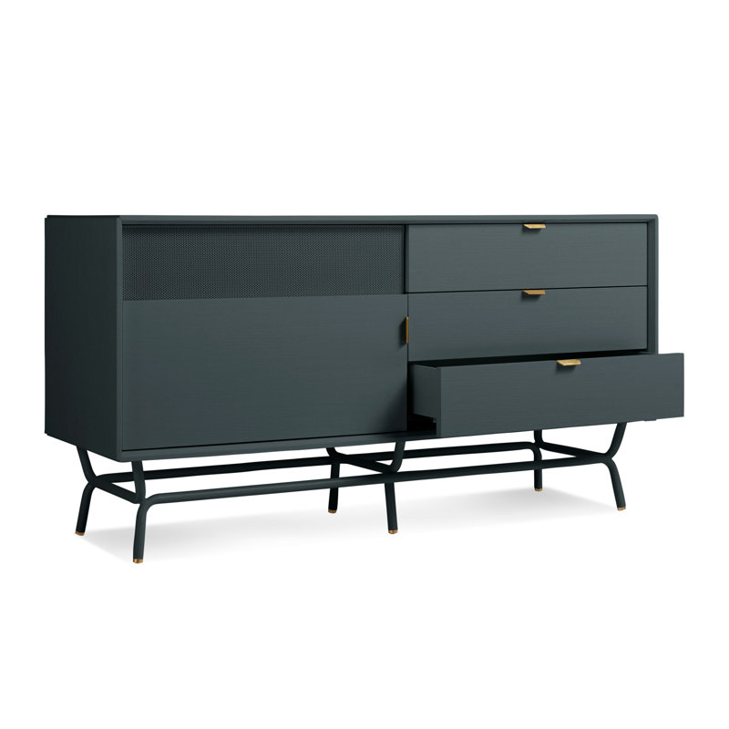 Dang Media Console, Navy Green