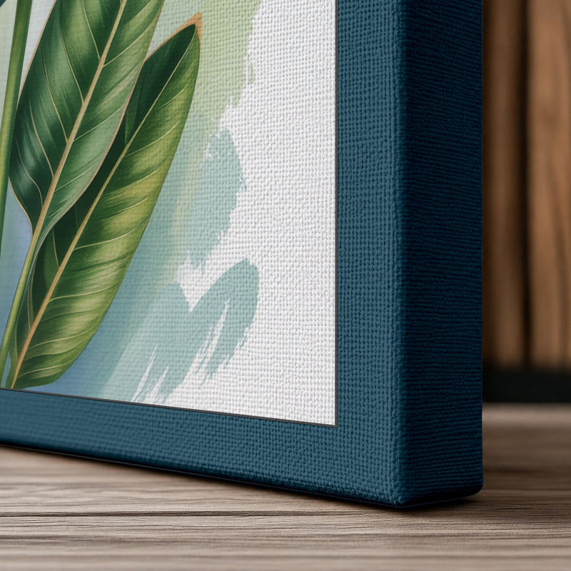 Print, 30x20 - 76.2 x 50.8 cm, Teal Border