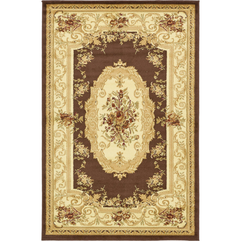 Debora Oriental Area Rug, Rectangle 10'6" x 16'5", Brown