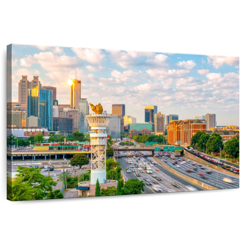Sebbie Atlanta Rush Hour, 8" H x 12" W