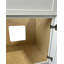 Shaker de meuble-lavabo double 48 po avec éclaboussures de dessus et de dos en quartz de Carrare Disar-110954382