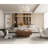 38.6'' Fluted Lift-Top Coffee Table Solid Wood Veneered Modern Coffee Table Accent Tea Table With Storage And Adjustable Height-112506789